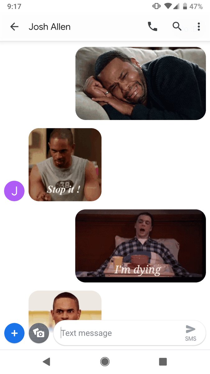 MrsClark715's tweet photo. Every grad student needs a @joshuallen17 in their life to remind them in gifs to keep working! 

#phdlife #amideadyet #thanksjosh #gradschool https://t.co/XfIm75XND2