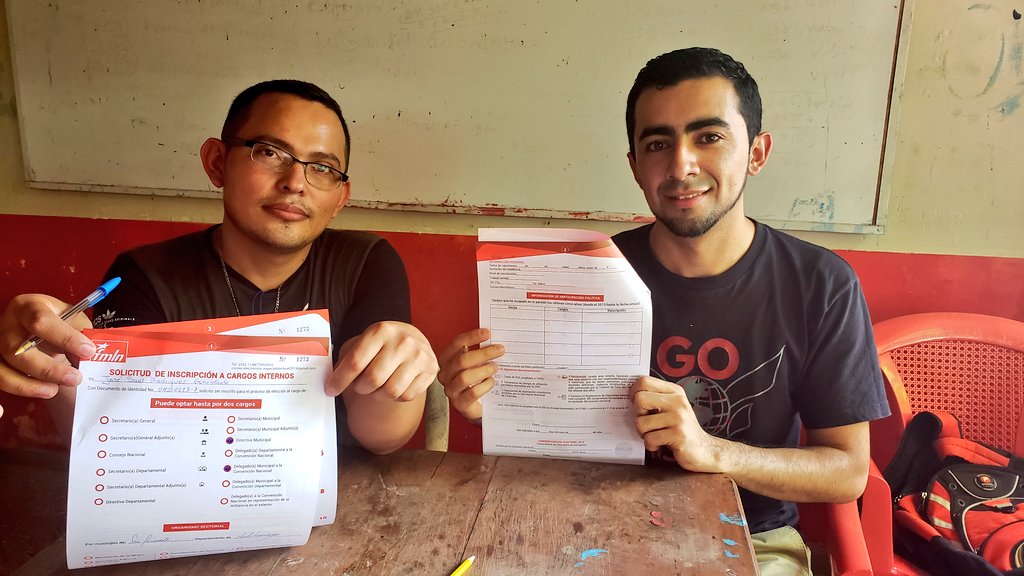 FMLNChalate's tweet photo. Nuestro proceso de inscripción se ha llevado con toda normalidad en Chalatenango para que nuestros compañeros y compañeras sean parte de cargos internos del @FMLNoficial. https://t.co/NizfQ9SRkX