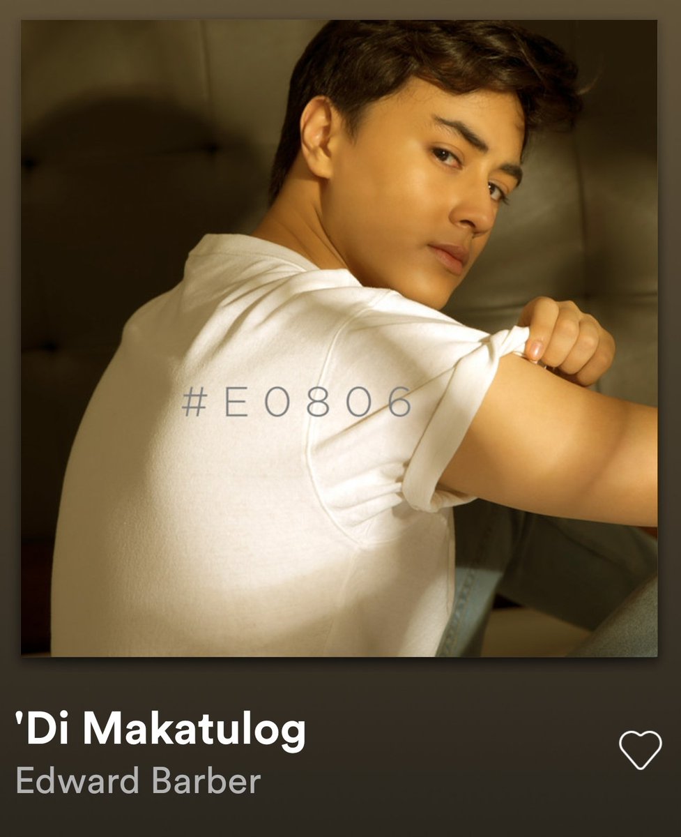 Kaya pala di ako makatulog kagabi! New song I wrote for <a href="/Barber_Edward_/">Edward Barber</a> "Di Makatulog" now on Spotify and iTunes! Thank you Sir <a href="/Roxy_Liquigan/">RXL</a> <a href="/roxsantos/">Roque Santos</a> <a href="/JonathanManalo/">Jonathan Manalo</a> ! <a href="/StarMusicPH/">Star Music PH</a> #StarPop #E0806