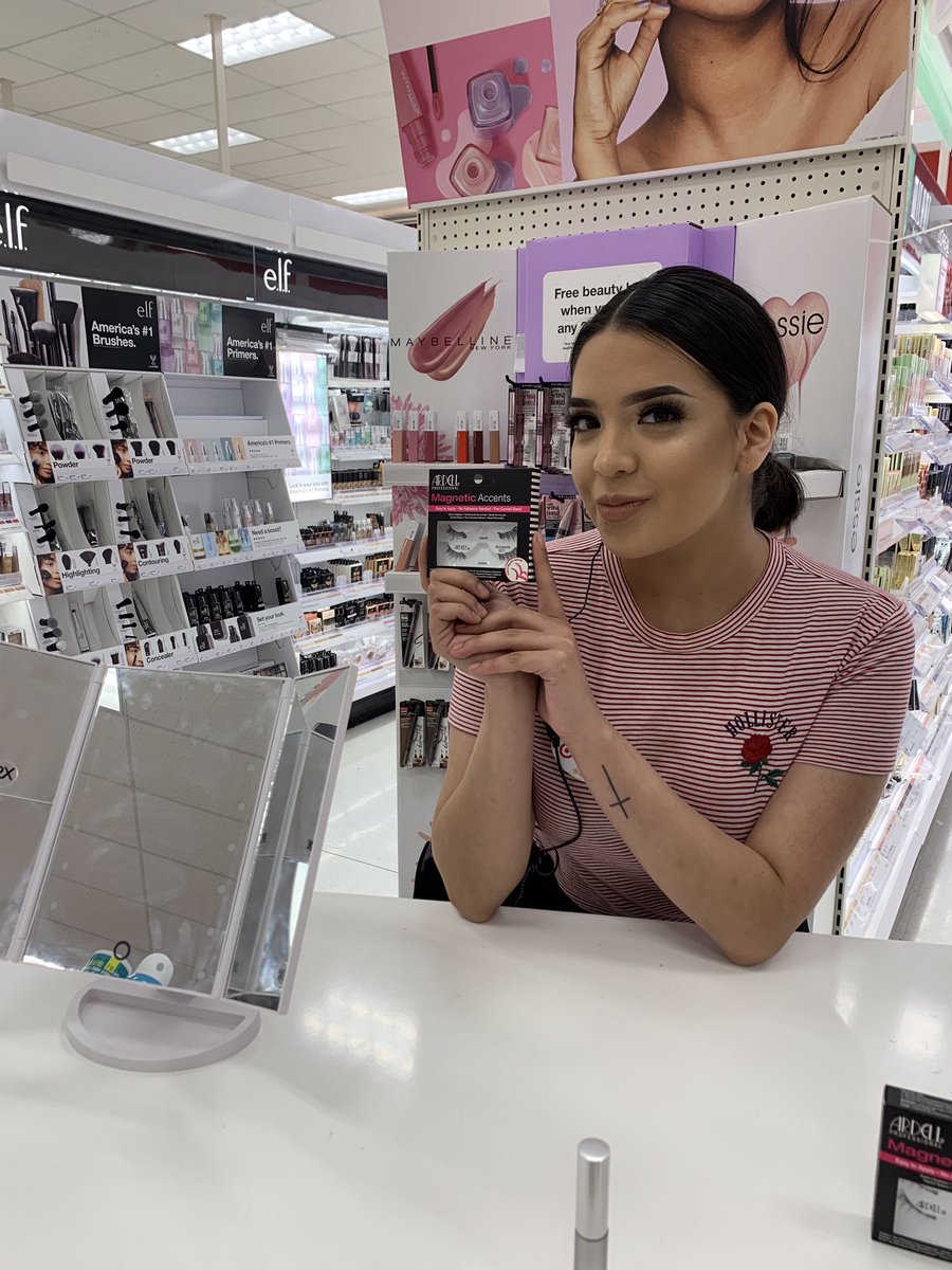 Loving this weekend’s beauty sampling event! Stop by T2408 and visit Miss Kiara, our beauty consultant, for some expert tips on applying Ardell Magnetic Accent Lashes!! <a href="/DanielleChenier/">DanielleChenier</a> @DevinHelems <a href="/ginajoosten/">Gina Joosten</a>
