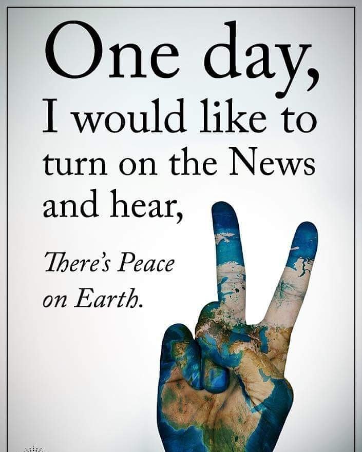 Maybe tomorrow will be the day . Prayers 🙏 to our #Jewish global village family members!#PeaceAndLove #Tolerance #rva #