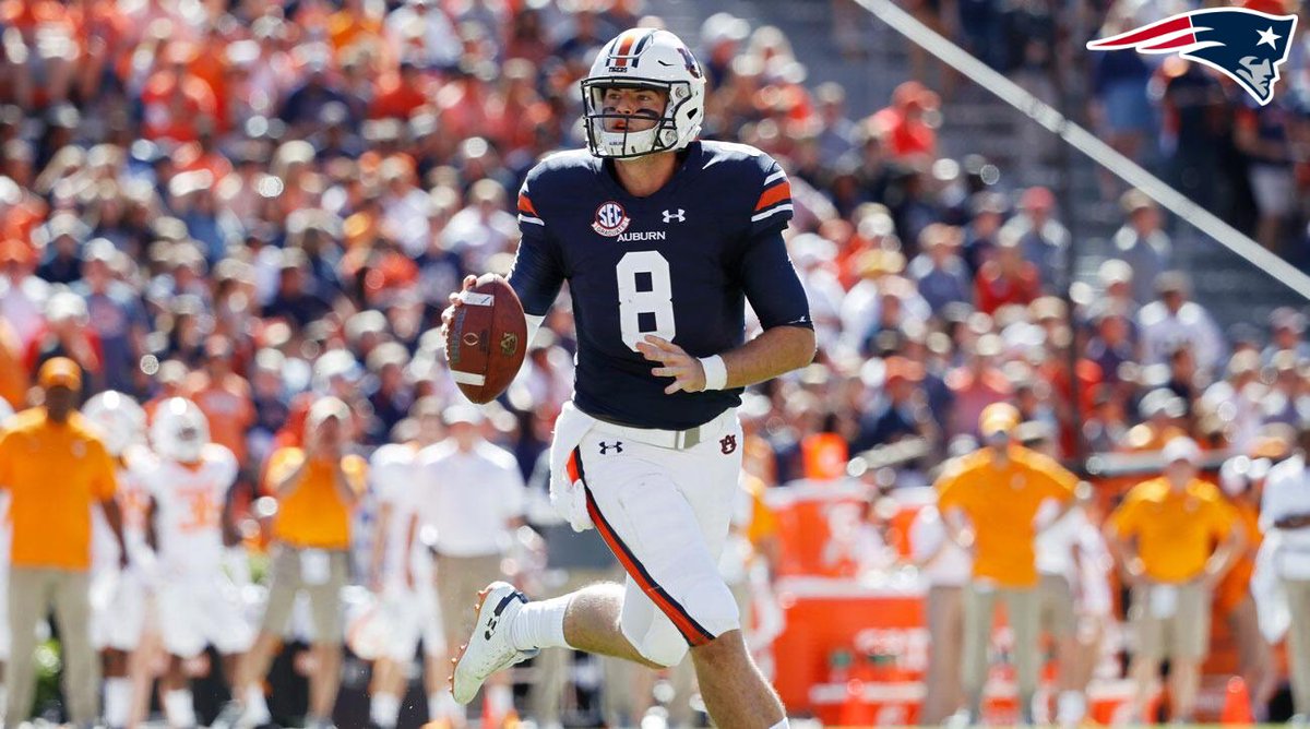 JamesMCorliss's tweet photo. Welcome to the Pats Jarrett Stidham!  Go get it!!!

#Patriots @Jarrett_Stidham https://t.co/BWjouaRos3