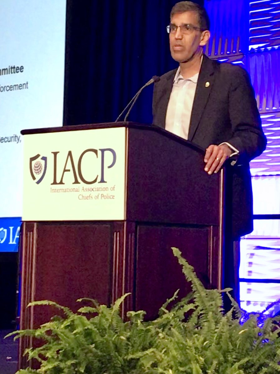 DEA Acting Administrator Dhillon at IACP