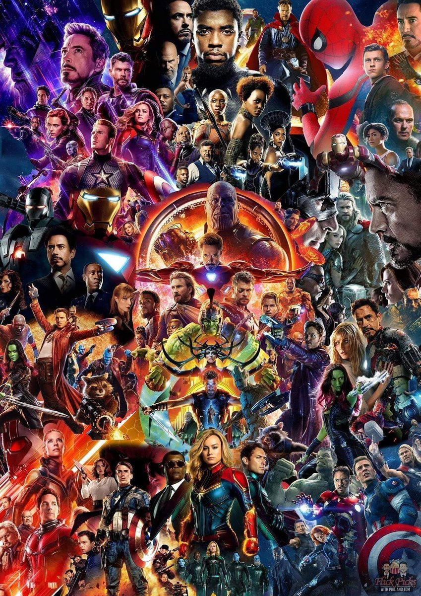11 años
22 peliculas
2008 inicio del viaje
2019 parte del viaje es el final.

El fin de una era, y el inicio de otra

GRACIAS MARVEL
#AvengersEndgame 
#ThankYouAvengers