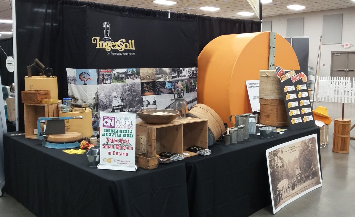 IngersollMuse1's tweet photo. Thanks to everyone who stopped by our #museum booth at the Dairy Capital Cheese Festival @dccheesefest #becausecheese makes everything better https://t.co/ZBXkIUurxe