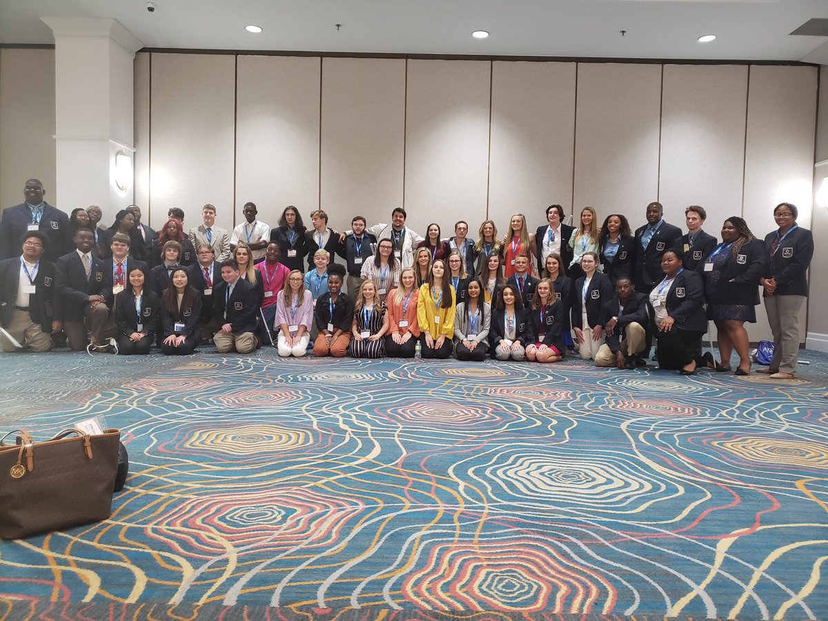 Alabama Delegation is ready for Opening Session!!! 🌟 <a href="/DECAAlabama/">Alabama DECA</a> <a href="/DECAInc/">DECA Inc.</a> #DECAICDC #ReadyForIt