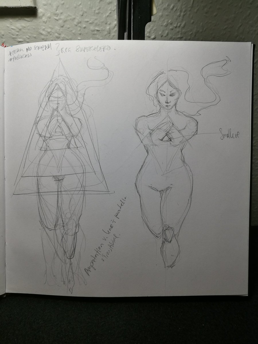 PruPruh's tweet photo. Today's and a bit of last night's sketching. First is some #TeamNoStream #PubDraw - trying to make "my" ttrpg superhero.
Second is from drawing along with a couple of tutorials from @2minutetabletop because I'd love to learn to do ttrpg maps too.
Good tuts, 10/10 will watch again https://t.co/NQl9PSt78N