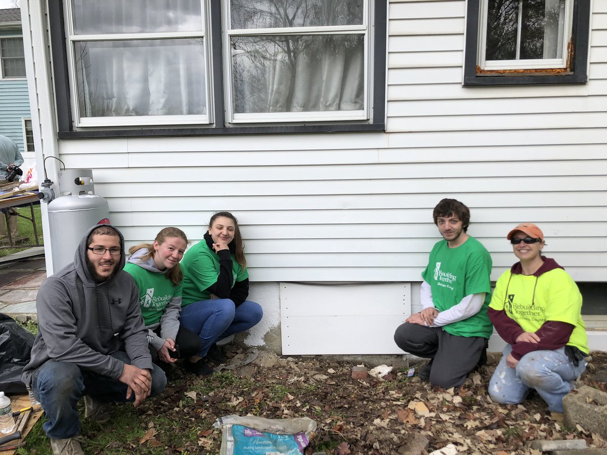OV Seniors reframed a crawl space and sealed it at Rebuilding Together Dutchess County #ovfamily <a href="/RebldgTogthr/">Rebuilding Together</a> <a href="/WCSDEmpowers/">WCSDEmpowers</a>