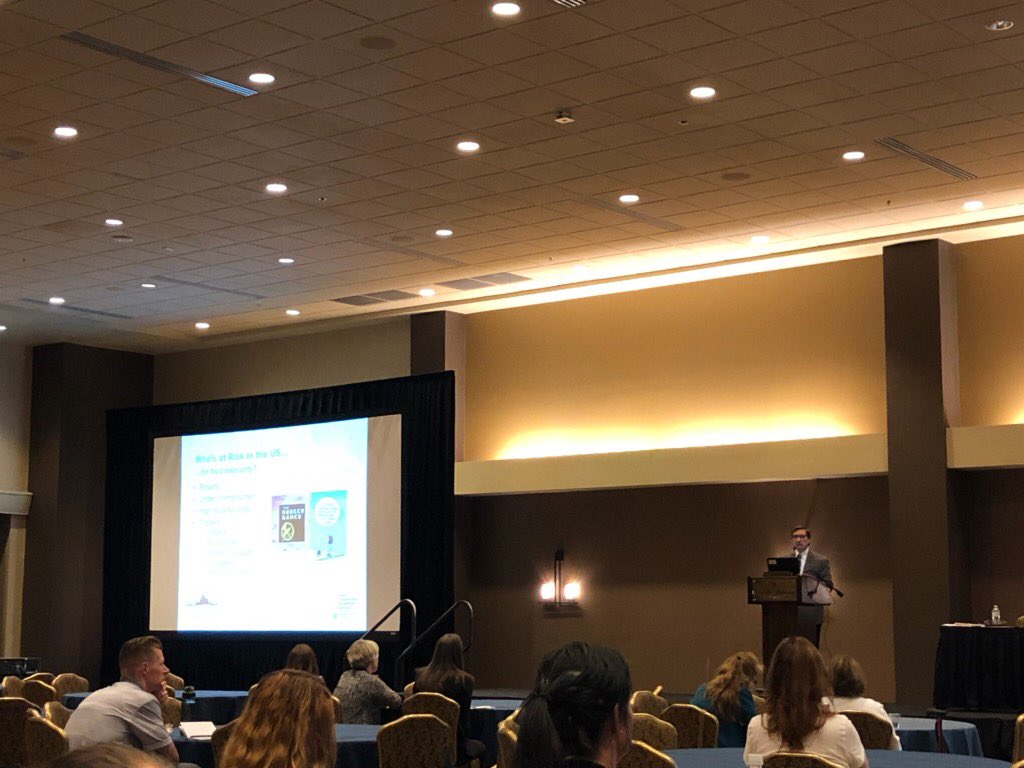 ⁦<a href="/UMNHM/">Ole Miss NHM</a>⁩ Professor Dr. David Holben presenting on food insecurity at #scansymposium