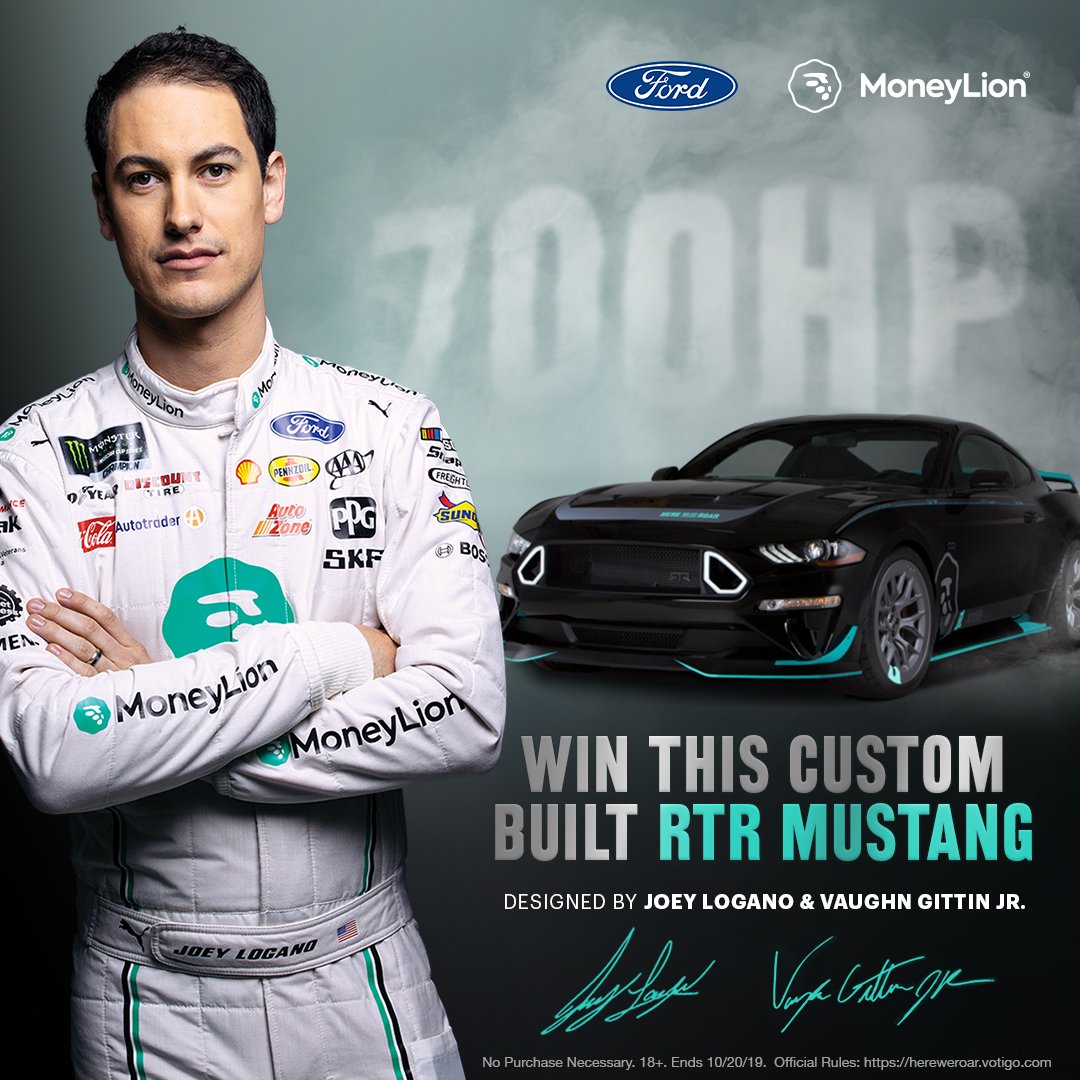 MoneyLion's tweet photo. Tune in tomorrow for our FB Live tomorrow to see this beauty up close! Don’t forget to enter the #HereWeRoar Sweeps for a chance to win a Ford #Mustang! #MustangBuildOff
No purchase necessary. Ends 10/20/19 18+ Official Rules: https://t.co/6nXlz7pFXr https://t.co/cYwDndRMUD