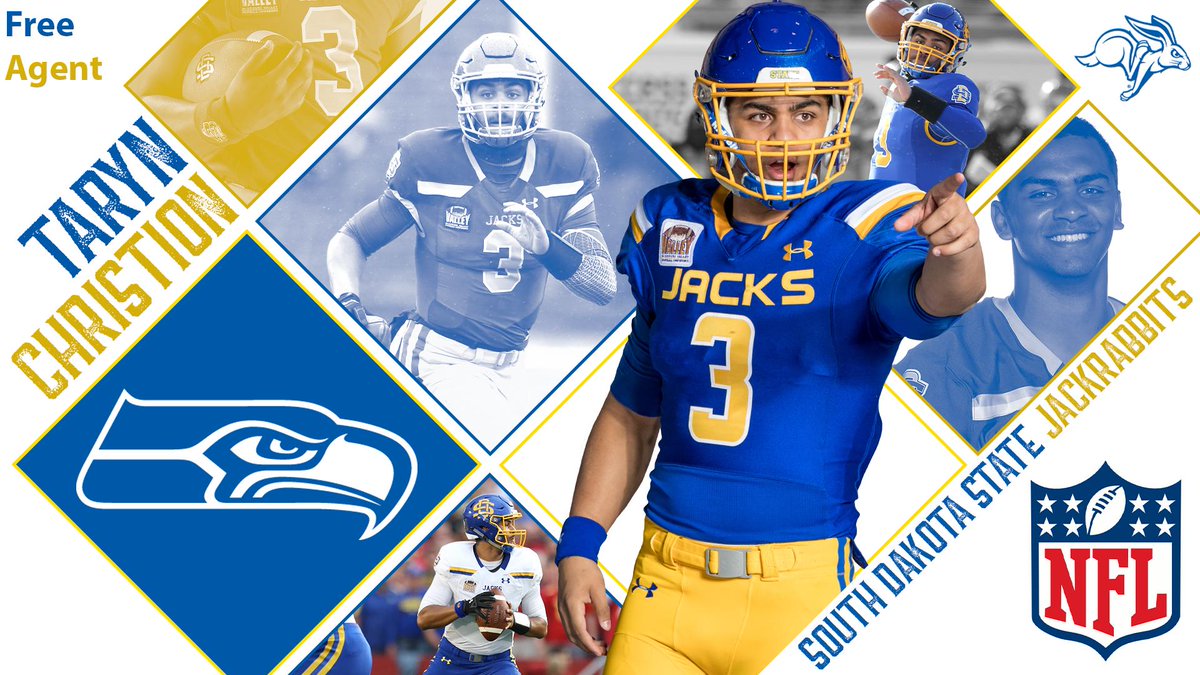 Congrats to SDSU's <a href="/T_Time_3/">Taryn Christion</a>, who has signed with the <a href="/Seahawks/">Seattle Seahawks</a> as an NFL Free Agent #GoJacks #GoHawks