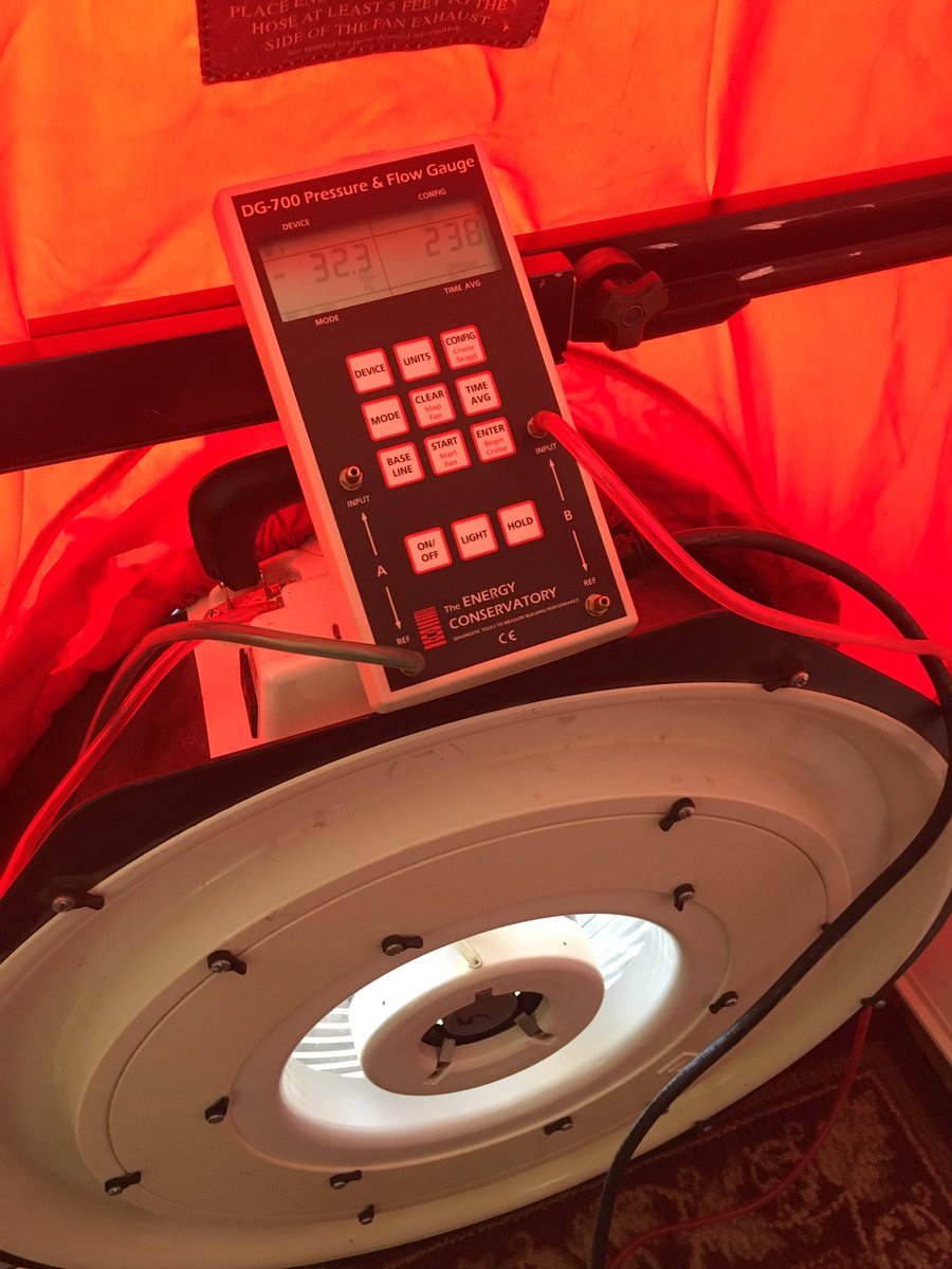 technical_lee's tweet image. Always enjoy learning and expanding my knowledge in the exciting world of Residential Building Envelopes. Today I had the opportunity to assist in a blower door test &amp;amp; play around with an IR camera. Thanks Colin @PinchinLtd for sharing this experience and your expertise!