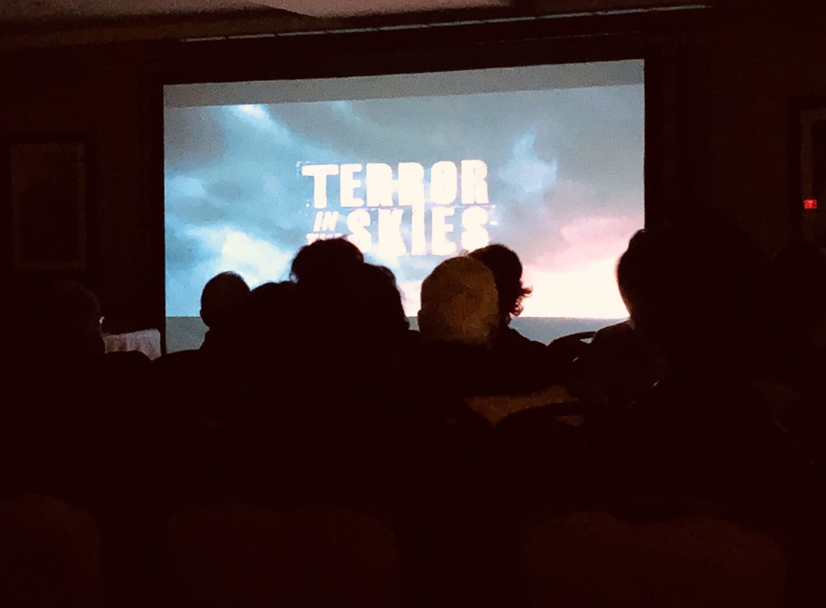 monsteropoliSTM's tweet photo. Just screened at #CzCon2019
@SmlTownMonsters
“Terror in the Skies” feat. @CryptoLoren @troytaylor13 @SingularTobias #KenGerhard #ChadLewis @JeffBeyers @SethBreedslove @brandon_dalo https://t.co/tG8FidDEa3