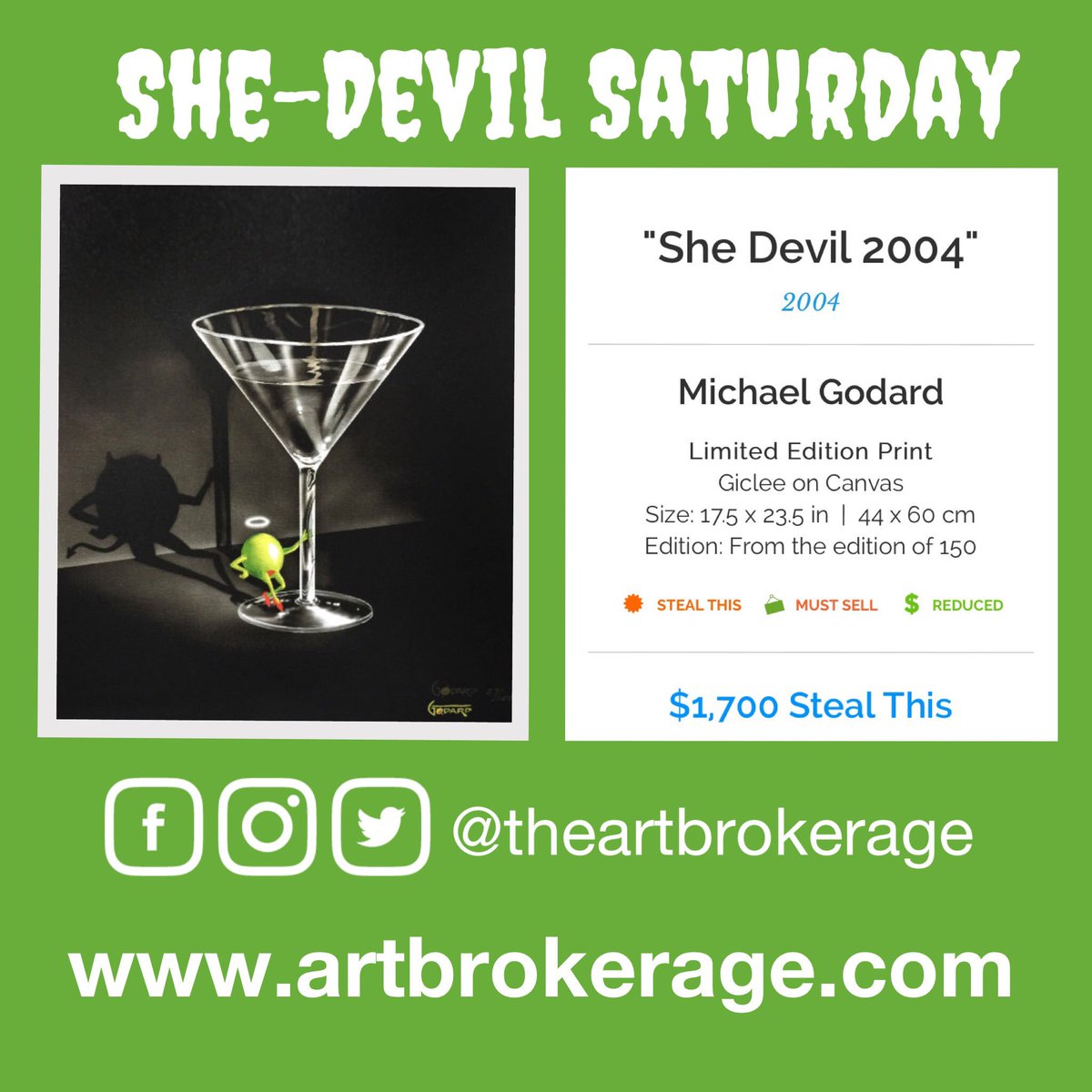 KimArtBrokerage's tweet image. She-Devil 🧛🏻‍♀️Saturday @theartbrokerage #shedevil #shedevils #michaelgodard