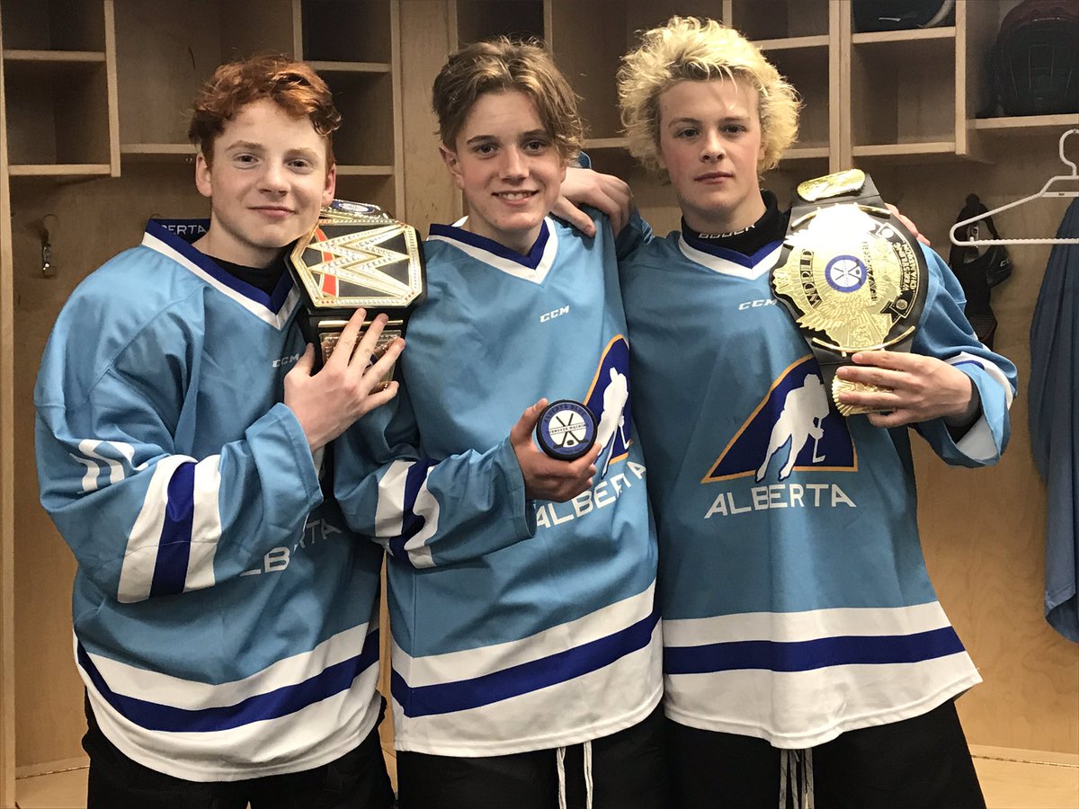 alberta_central's tweet photo. Alberta Blue Team Awards tonight go to Jagger Firkus, Memfis Burgeson and Nash Bamford.   Way to go boys. #chooseright https://t.co/GJrBy1wPPE