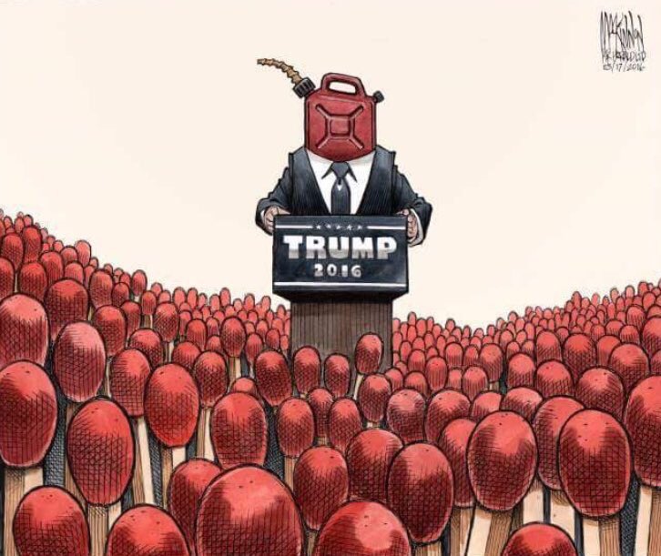 smartlyjoan's tweet photo. @krassenstein @realDonaldTrump @FoxNews In 2016 Bruce MacKinnon called Trump’s incendiary #MAGA rallies: #TrumpRallyTime
#Prescient https://t.co/lkWLaaGw6x