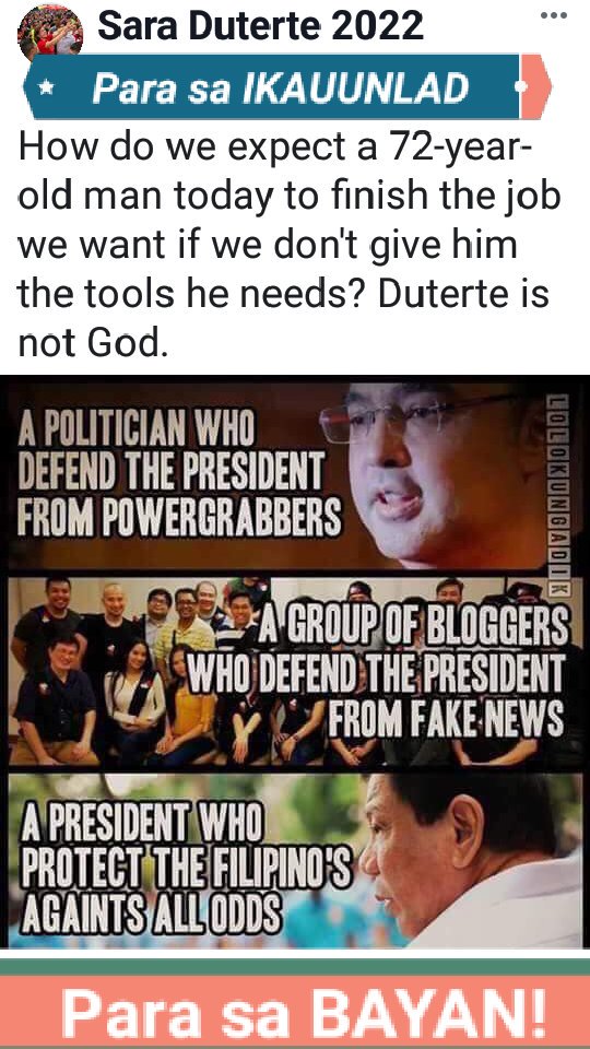 efrenmd's tweet photo. #MyApr2019Post

Tama ka Mayor Sara, kaya nga 85% ang approve and satisfied kay Presidente, 7% ang wala lang at 8% ang nag-aaway away pa kung Dilaw o Blue. https://t.co/kTR7GF9XQo