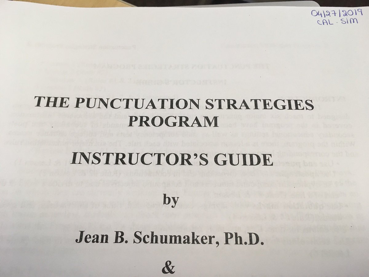 It’s a good day when you get to organize, present and attend the CAL-SIM conference. Great opportunity to share with educators the positive results I have had implementing SIM routines and strategies in my classroom. Learned a new punctuation program to use with my EL students.
