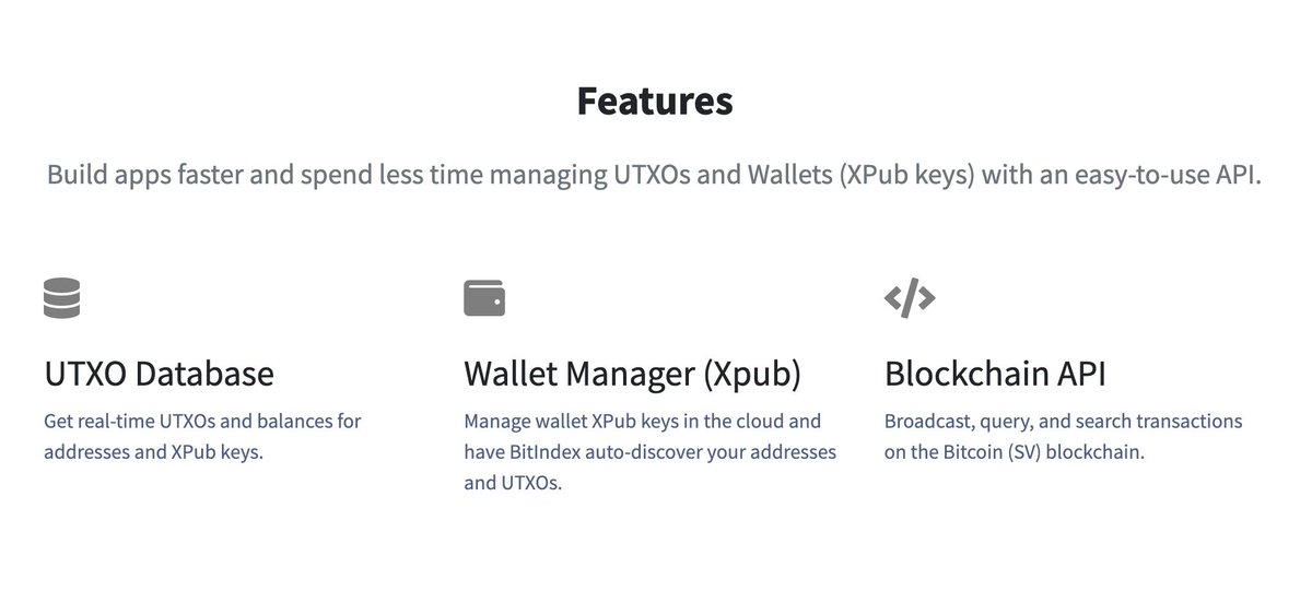 BitIndexNetwork's tweet image. Build Bitcoin SV apps faster with a powerful blockchain API.

Get started with the BitIndex API or SDK:  github.com/bitindex/bitin…

Examples

Balances:
api.bitindex.network/api/v3/main/ad…

Utxos:
api.bitindex.network/api/v3/main/ad…

...and more API calls supported now for mainnet and testnet for #BSV