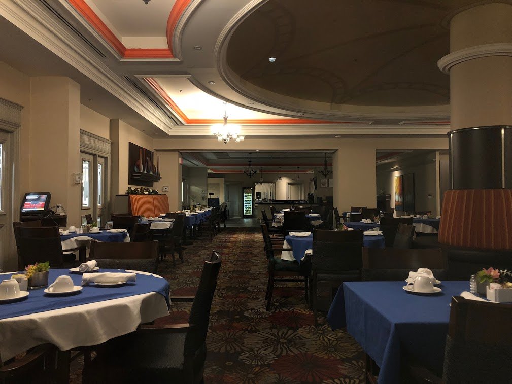 For conference rooms looking to recreate a friendly environment conducive to conversation, choose lights around 4,000K
These moderate light temperatures can support a mix of both relaxations &amp; focus to keep workers feeling motivated &amp; comfortable sharing their own unique insights