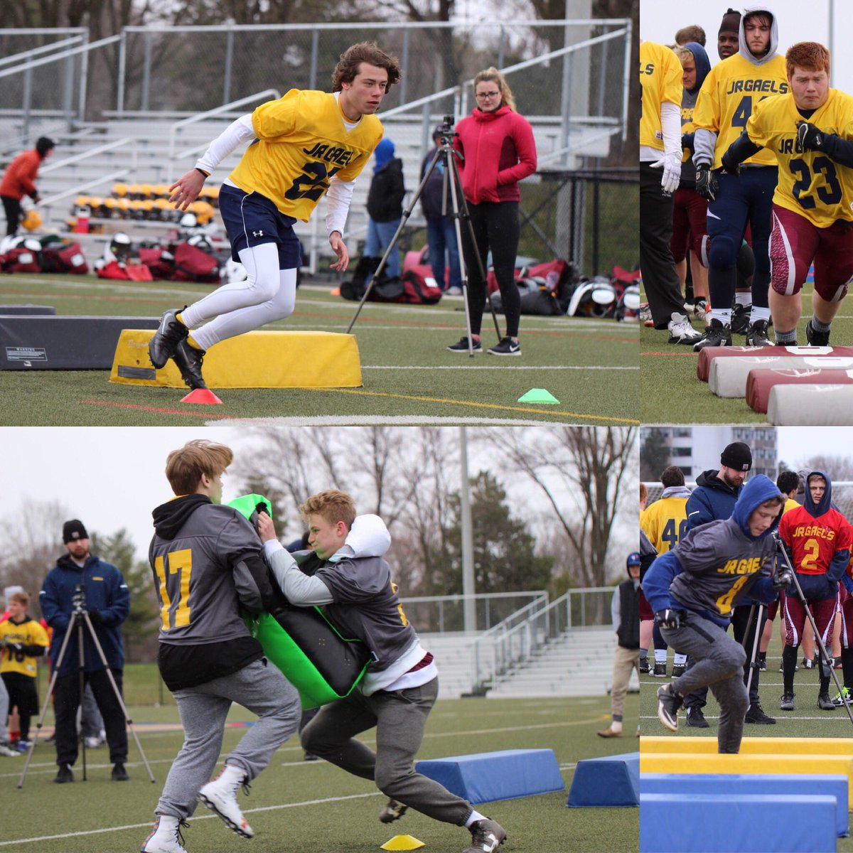 Thanks to @theFBscientist &amp; the  #neuroprotectionproject team for capturing a series of drills on video that will be used to report back to players with individual recommendations on improving their technique and increasing safety.  #ConcussionSafety #ScienceInSport  <a href="/CESAP100/">CESAP</a>