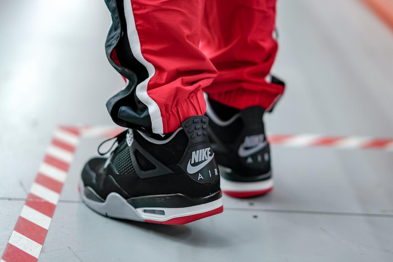jordan retro 4 bred finish line