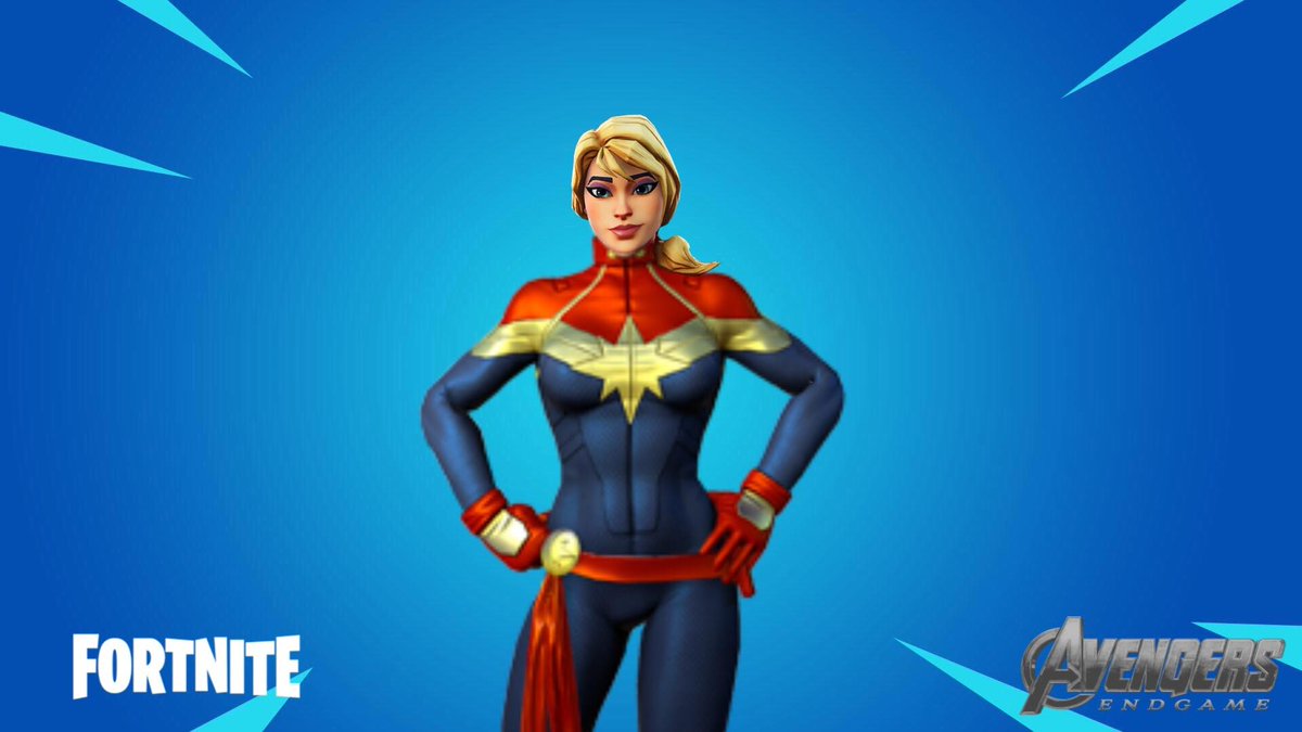 When you wish a skin was real @FortniteGame @EpicGames #CaptainMarvel #Marv...