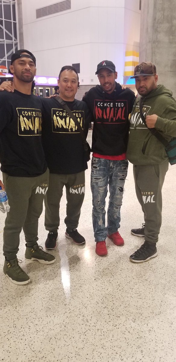 conceitedanimal's tweet photo. Extremely proud of you Abe #Bellator220 #MMATwitter #mma #fashion #clothing #FIGHTER #SaturdayMotivation #Lifestyle #conceitedanimal #bayarea https://t.co/A9npUFUE8K