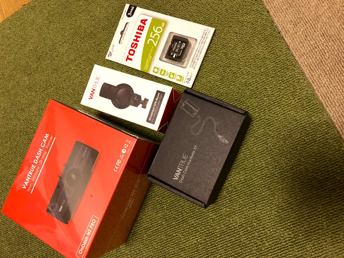 dgjm_toro's tweet photo. ドラレコ買った
#VANTRUE
#N2Pro https://t.co/z3sFzc3nPO