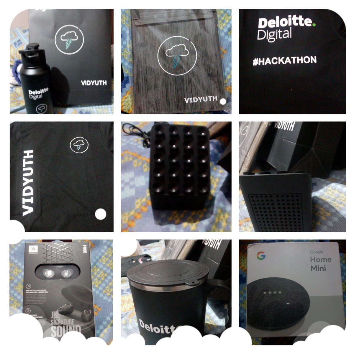 Ships26's tweet photo. Success doesn’t just find you. You have to go out and get it.
Earned GOODIES N PRIZES  #GOOGLE_HOME_MINI for WomenInTech #WIT #JBL_WIRELESS_EARPLUGS
#ManyMore @VIDYUTH @SALESFORCE_LIGHTNING_HACKATHON @DELOITTE_DIGITAL #1 of the TOP 6 Teams  @Vickal @Lokesh #DreamBigger #DoBigger https://t.co/lnfd5BTmRL