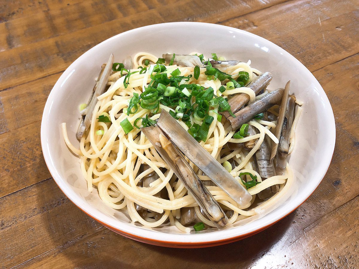 マテ貝料理 マテ貝料理