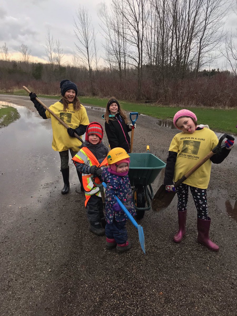 NolanMelchin's tweet photo. Big thanks to our family and friends for their help with the spring clean up at the Nolan Melchin Memorial #outdoorclassroom @grandriverca Laurel Creek Nature Centre 🙏🧡💙#KWawesome @citywaterloo https://t.co/Pft1oIXISU