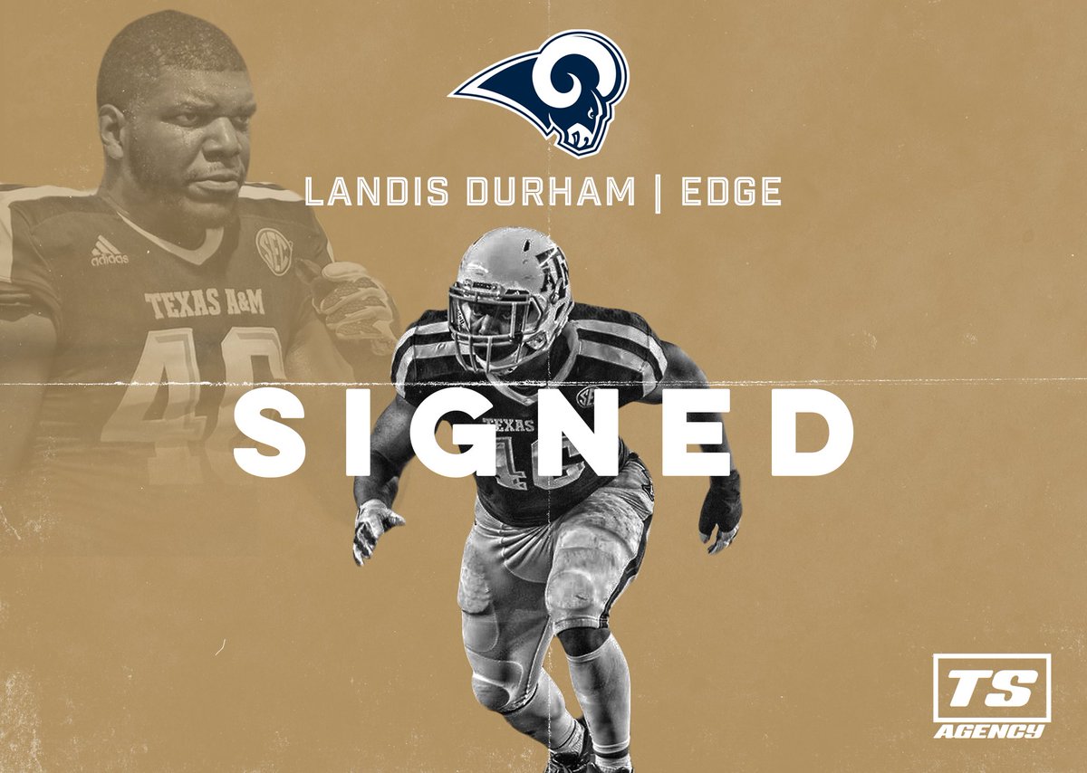 Congratulations to <a href="/LandisDurham/">LOD</a> for signing with the Los Angeles <a href="/RamsNFL/">Los Angeles Rams</a> #WeAreTeamSports