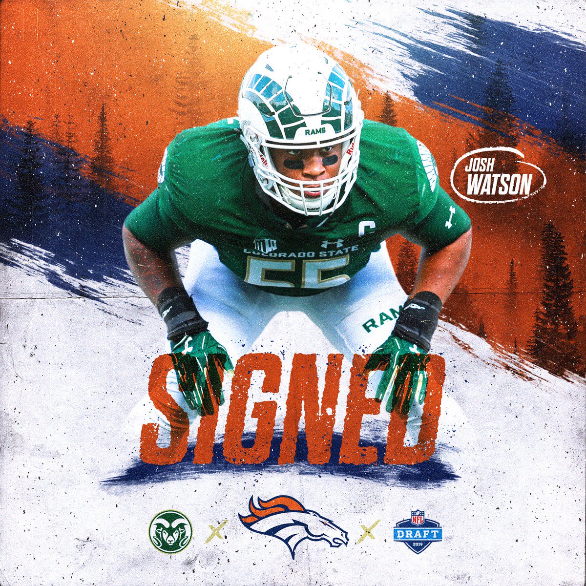 CSUFootball's tweet image. Congratulations, @JoshWatson40 on signing with the @Broncos! #NextLevelRams

📰 col.st/pVTqE