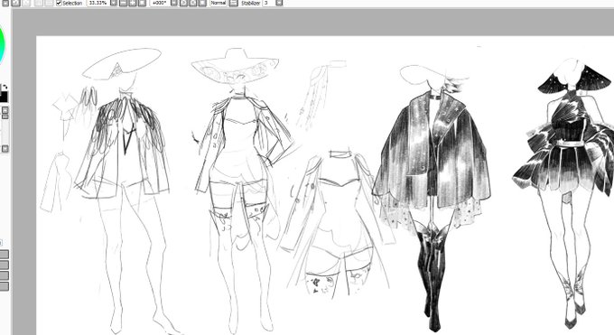 Some more work for my original art zine!!! 