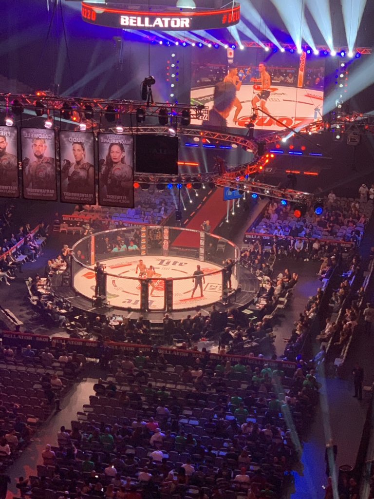 Watching a MIxed Martial Art’s tournament in San Jose stadium a different energy a totally different experience!!!!