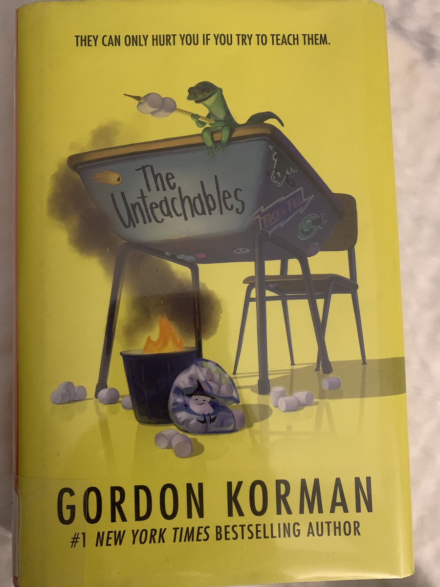 HAvagnano's tweet photo. Following a tweet by @weld0505, I read “The Unteachables” WoW!Thank you @gordonkorman for creating relatable characters we’ve all encountered in the classroom and hope to make a difference in their lives. #nycPE @MS137Heroes #mustREAD #SpringbreakRead #reasonwebecameTEACHERS https://t.co/bAznhvYoNC