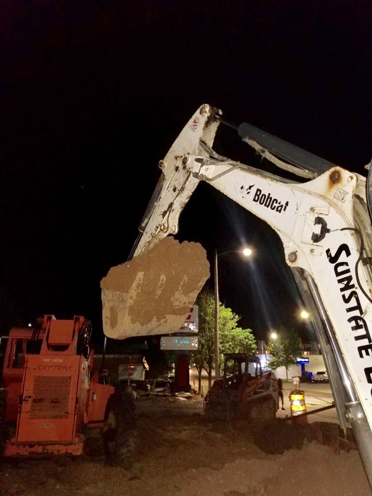 A first for OPD: someone decided it would be a good idea to operate a backhoe at a construction site after having one too many drinks. Yes, you can get a DUI on construction equipment.