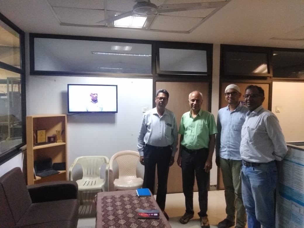 KannanMoudgalya's tweet photo. Discussed with Mr Mahapatra and Mr Amit Gupta of Electronic Sector Skills Council about using #WeaponsofMassInstruction #WMI Spoken Tutorials for them. https://t.co/nvBGvMjd9q