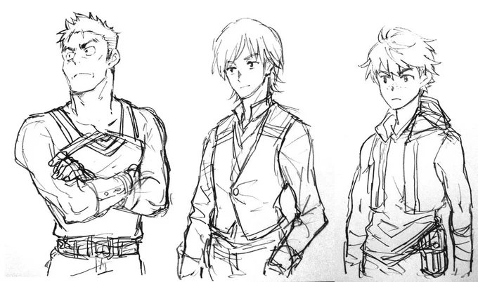 アスティメルのサブキャラを追加で描く。
アネットのイベント用で
おバカ3人組という感じになりそう(^^)
脇役ほんと描くの楽しいw 