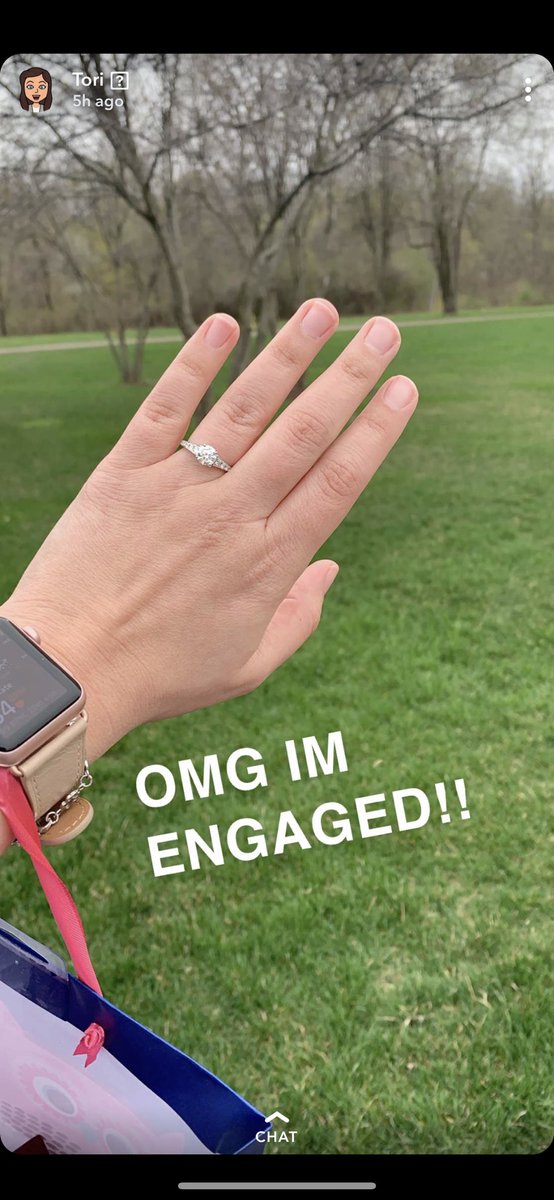 JosalynnDubyk's tweet photo. MY BEST FRIEND IS ENGAGED 💍💍 IM SO HAPPY FOR YOU TWO @toribelanger @MacJM91 https://t.co/dRZNDI82mH