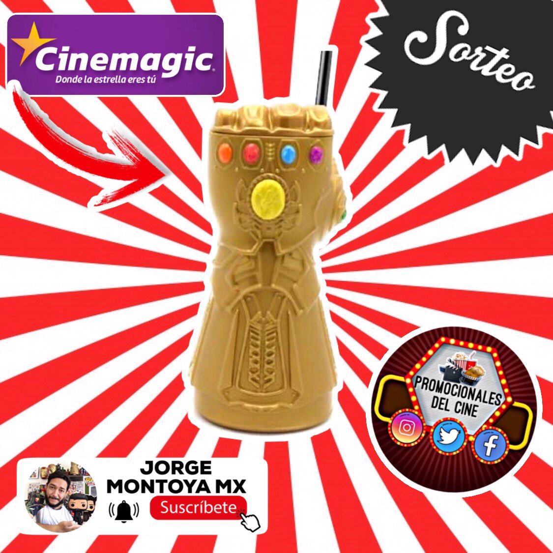 Gana un Vaso de Refresco de #Thanos de #Cinemagic   ⁠ RT 🔁 y FAV ❤️ ¡Dinámica Suscríbete y Capturas! • JORGE MX youtu.be/DOaPd8Q6JW0 • @promosdelcine Ganó con #JorgeMontoyaMX