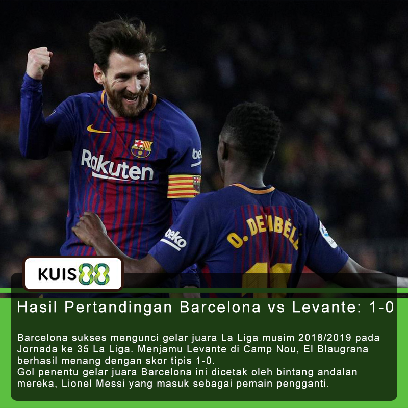 kuis88's tweet photo. Gol yang ditunggu-tunggu akhirnya tercipta di menit 62. Adalah sang kapten, Lionel Messi yang memecah kebuntuan.
.
Sumber : https://t.co/J5ODEspzDy
Tebak Skor : https://t.co/at3xZi0aQb
#Kuis88 #Messi #Barcelona #LaLiga https://t.co/gT90OxrlFC