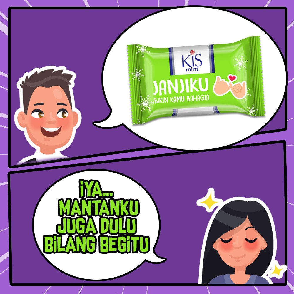 makjleb gengs.

#mantan #janji #setia #gombal #pemilu #kisedisipemilu #emotipack #permenkis #kismint #permen #permenkismint