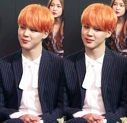 orange haired jimin it's been a while... but you're never forgotten...  #BBMAsTopSocial BTS  @BTS_twt