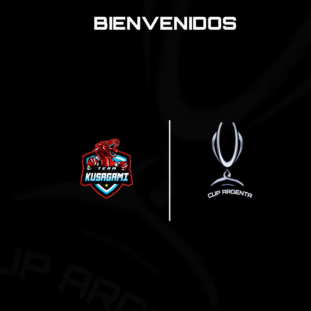 ArgentaCup's tweet photo. •1° Equipo:@TeamKusagami 

Bienvenidos!

¡Buena Suerte! https://t.co/IMRYOwf2ha