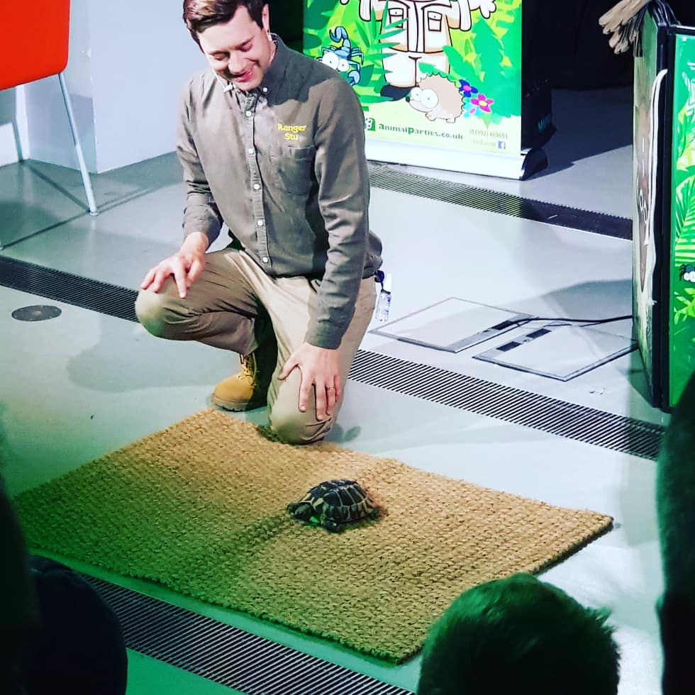 Lucyyamaha's tweet photo. Having an amazing time at #dawnasaurs this morning @NHM_London is her favourite place on earth. #Autism #Mini_Naturalist #RangerStu https://t.co/NS5d3m7djA