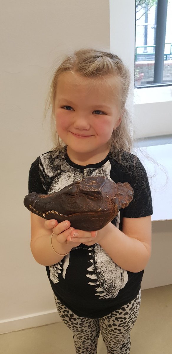 Lucyyamaha's tweet photo. Having an amazing time at #dawnasaurs this morning @NHM_London is her favourite place on earth. #Autism #Mini_Naturalist #RangerStu https://t.co/NS5d3m7djA