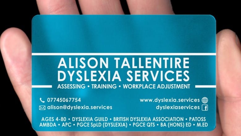 eshelby19's tweet photo. Highly recommend Alison Tallentire Dyslexia Services https://t.co/EoV4J0FeUW
