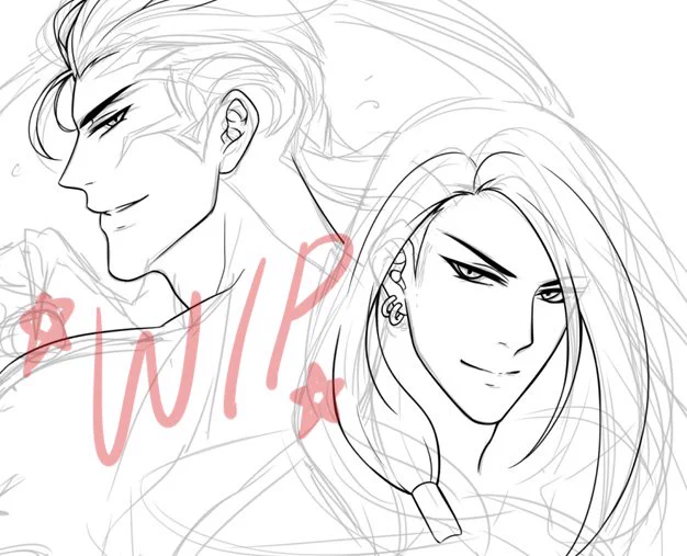 WIP and I won't be drawing tonight BAI 